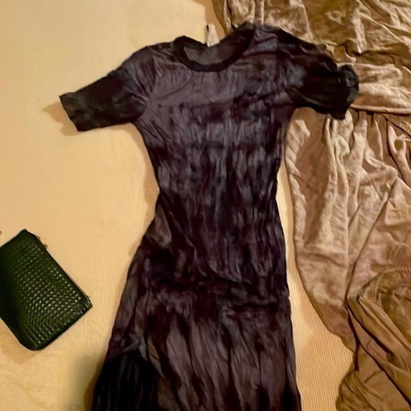 Amazing Distressed Tye Dye dress made by a company in south Hampton called Taroo - Picture 1 of 2